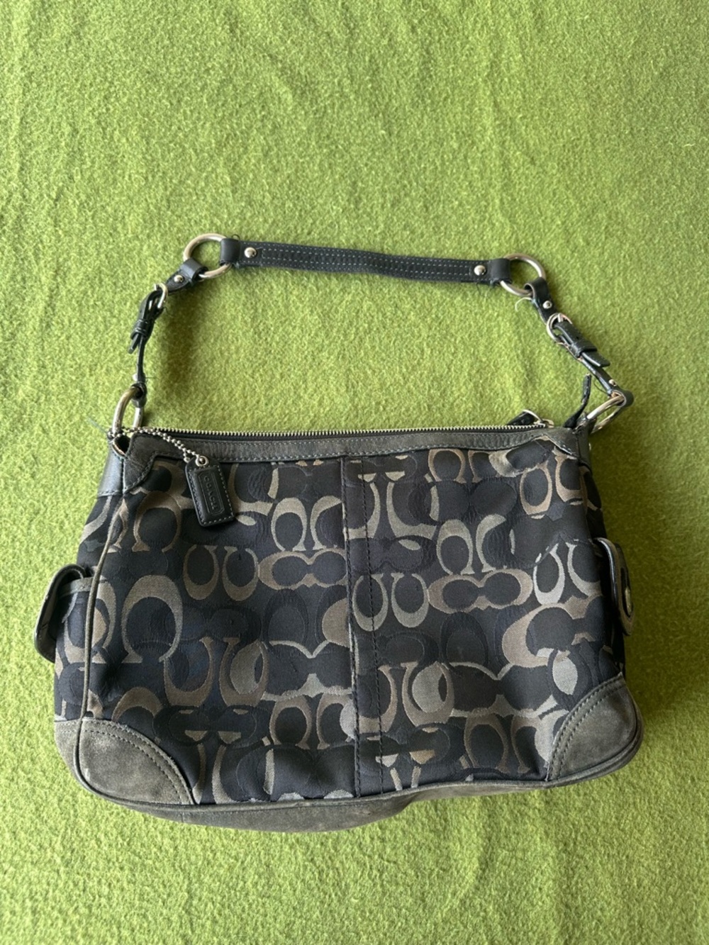 Vintage Y2K Coach chelsea signature optic jacquard